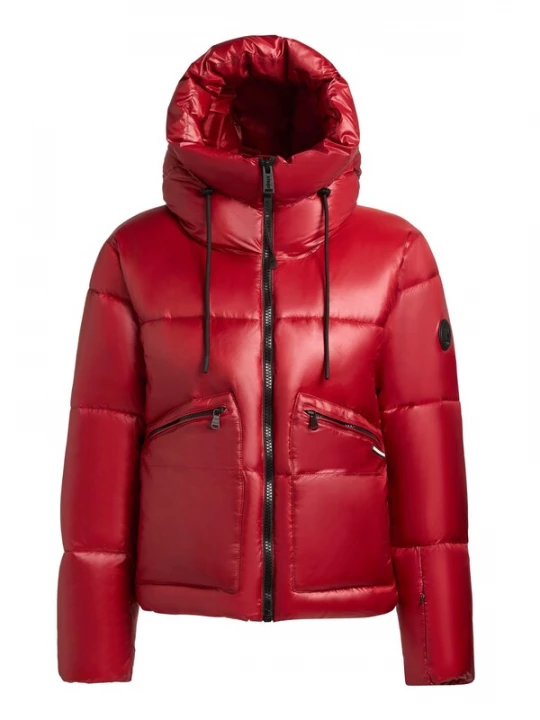 Foto van product khujo Winterjas 'Luna' kersrood / zwart
