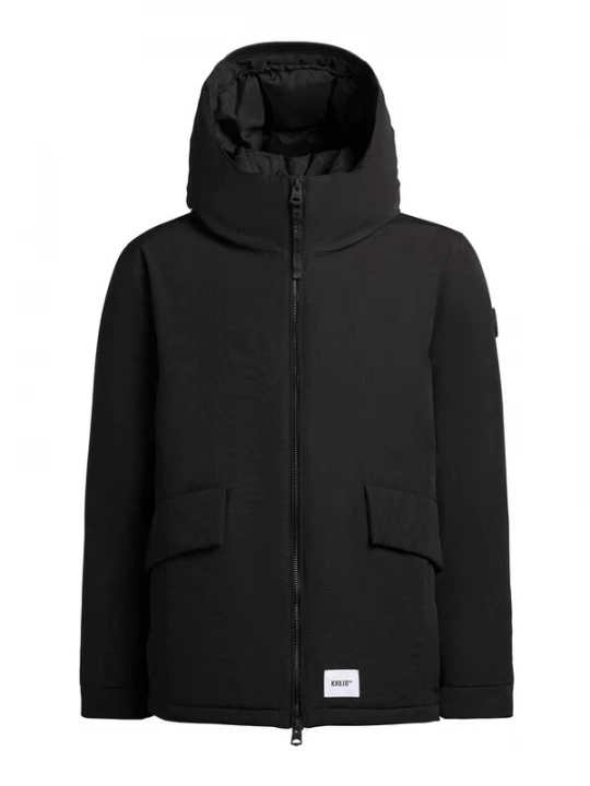 Foto van product khujo Winterjas 'Oreg' zwart / wit