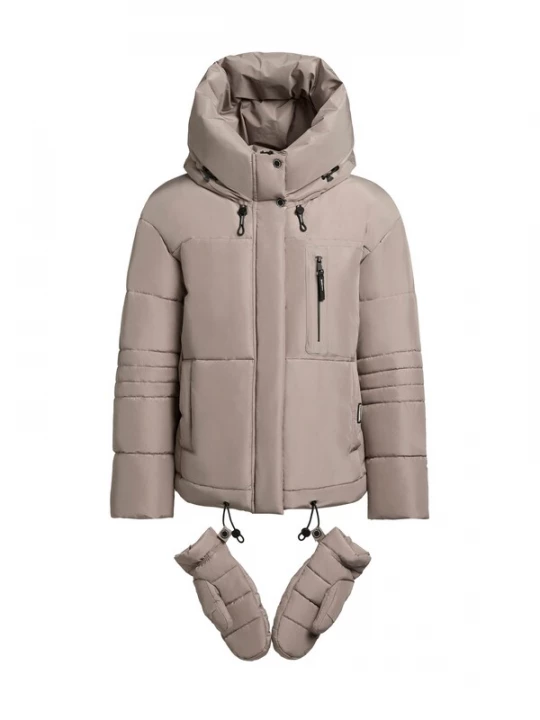 Foto van product khujo Winterjas ' PEEKE ' beige / greige
