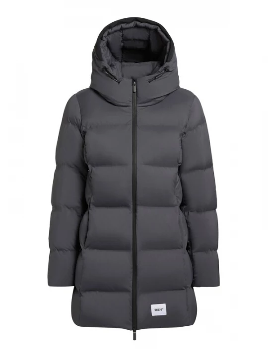 Foto van product khujo Winterjas 'Tanare3' donkergrijs / zwart / wit