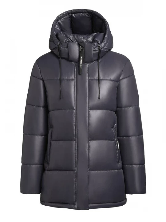 Foto van product khujo Winterjas 'Word3 Satin' nachtblauw
