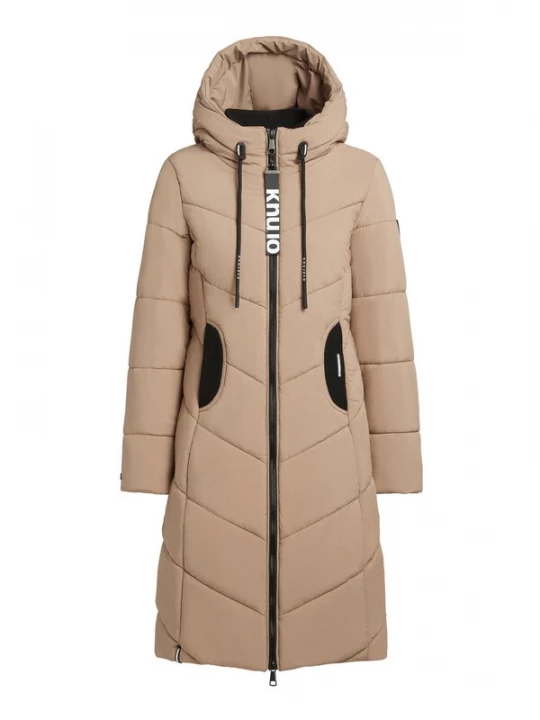 Foto van product khujo Wintermantel 'Aribay4 Light-YM' beige / zwart