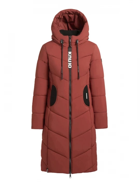 Foto van product khujo Wintermantel 'Aribay4 YM' roestrood / zwart