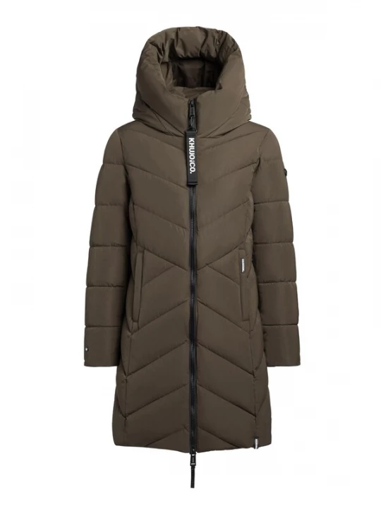Foto van product khujo Wintermantel 'Darka2-YM' donkergroen