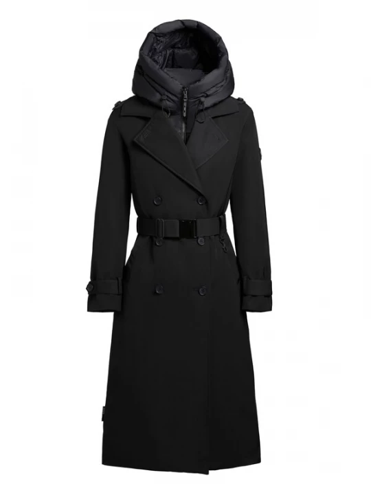 Foto van product khujo Wintermantel 'Elena' zwart