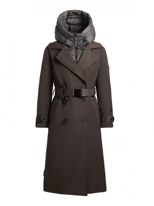 Foto van product khujo Wintermantel 'Elena2' donkergrijs