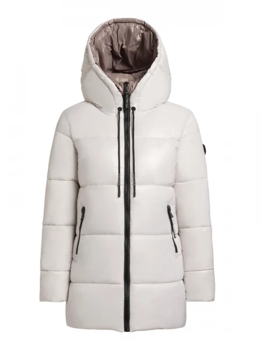 Foto van product khujo Wintermantel 'Grana-YM' zwart / wit