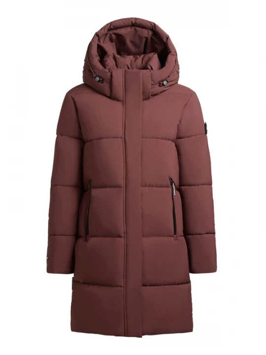 Foto van product khujo Wintermantel 'Haya2 Matt' rood / donkerrood