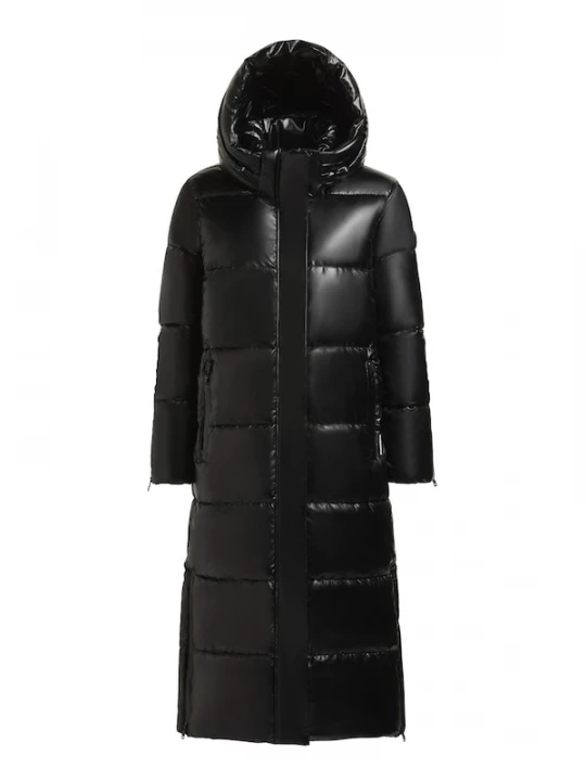 Foto van product khujo Wintermantel 'Hedd Shiny-YM' zwart