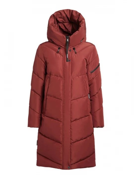 Foto van product khujo Wintermantel 'Jange' donkerrood