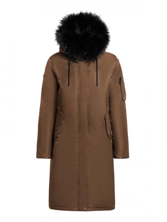 Foto van product khujo Wintermantel 'Jilla' bruin