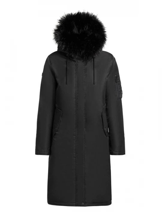 Foto van product khujo Wintermantel 'Jilla' zwart