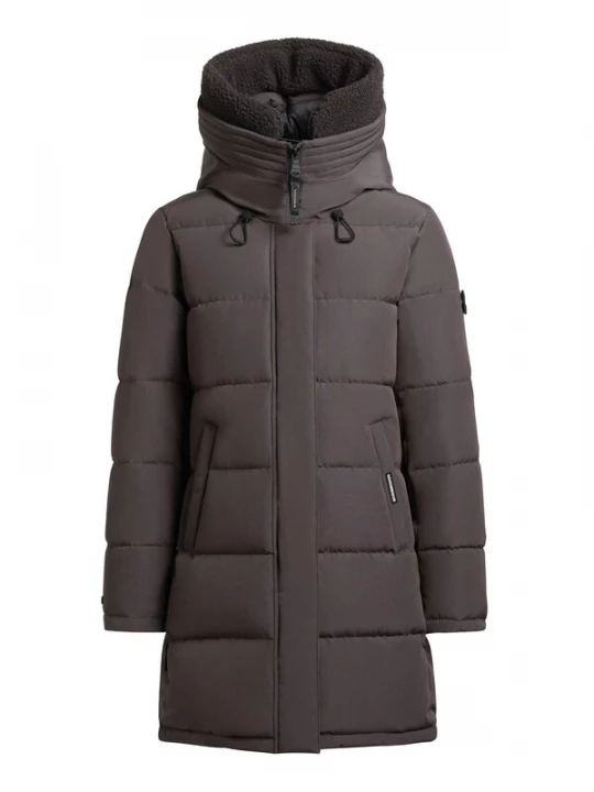 Foto van product khujo Wintermantel 'Kelsi' donkergrijs