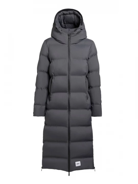Foto van product khujo Wintermantel 'Larea3' donkergrijs / zwart / wit