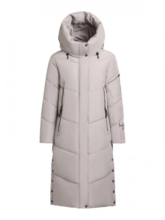 Foto van product khujo Wintermantel 'Pulset matt' grijs / lichtgrijs
