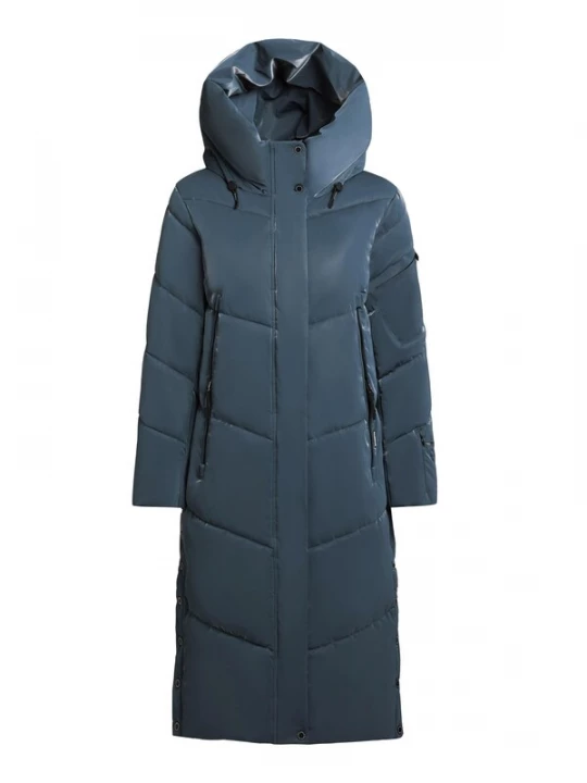 Foto van product khujo Wintermantel 'Pulset Shiny' petrol