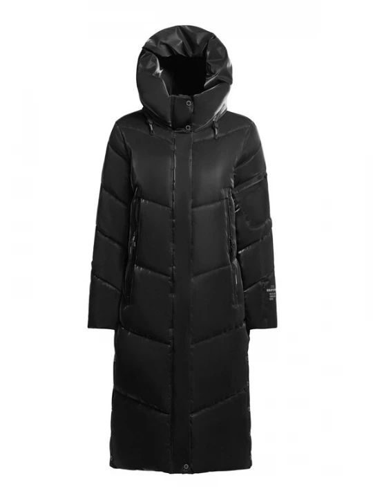 Foto van product khujo Wintermantel 'Pulset Shiny' zwart
