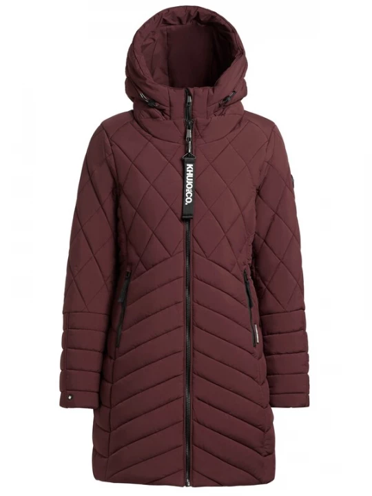 Foto van product khujo Wintermantel rood / donkerrood