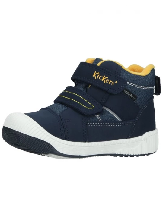 Foto van product Kickers Laarzen nachtblauw / geel / wit
