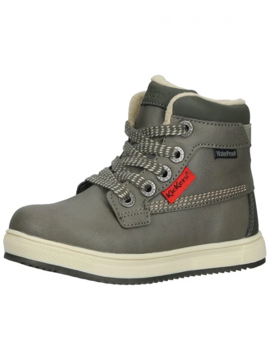 Foto van product Kickers Laarzen olijfgroen / rood / zwart