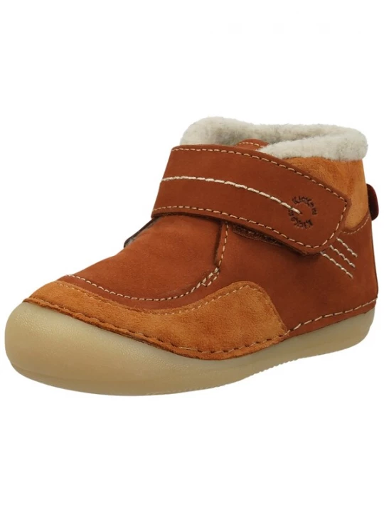 Foto van product Kickers Sneakers crème / bruin