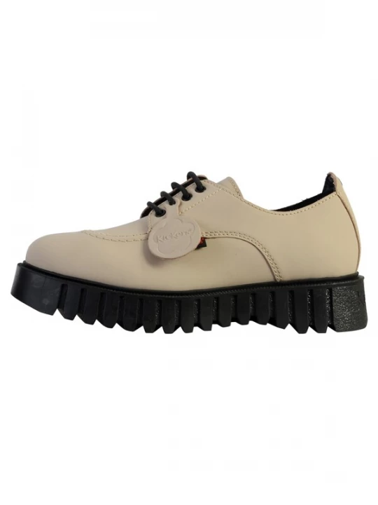 Foto van product Kickers Veterschoen beige