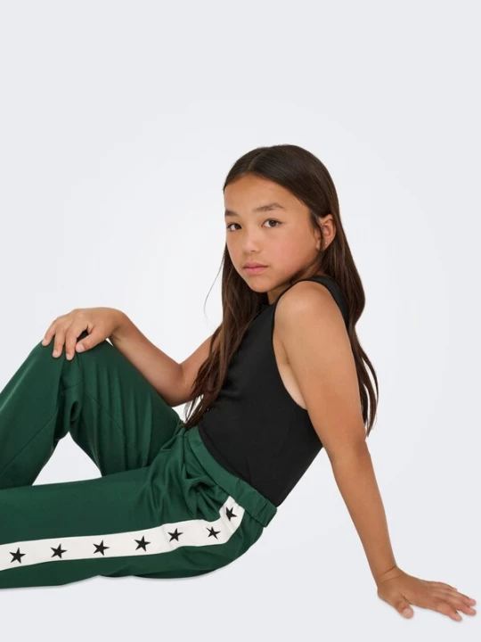 Foto van product KIDS ONLY GIRL Broek 'Poptrash' donkergroen