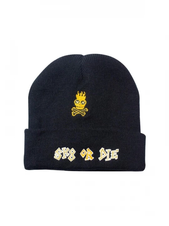 Foto van product King Kameha Muts 'SkateorDie' zwart