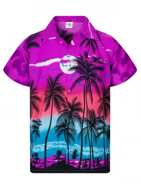 Foto van product King Kameha Shirt 'Beach' lila