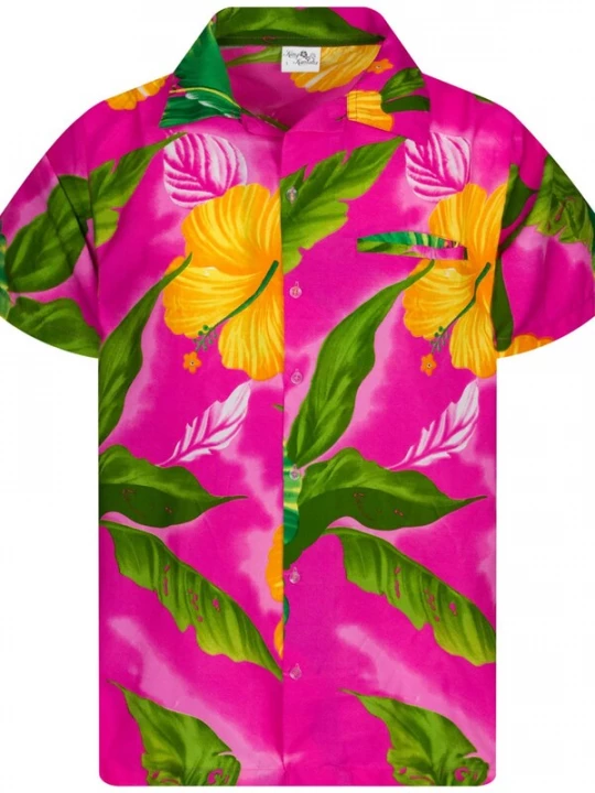 Foto van product King Kameha Shirt 'Big Flower' lichtroze
