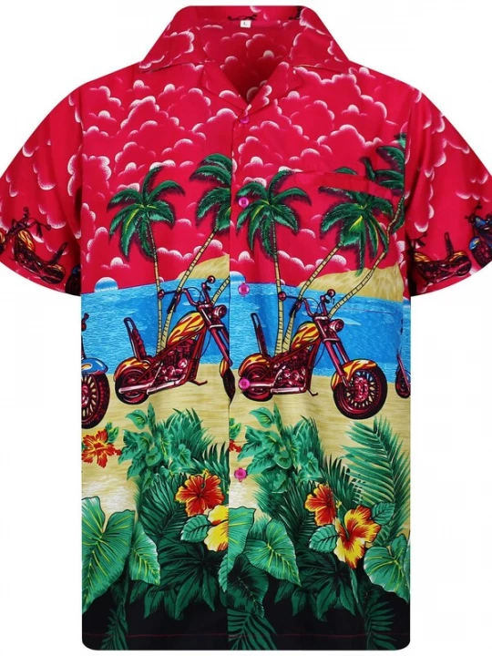 Foto van product King Kameha Shirt 'Bike' pink