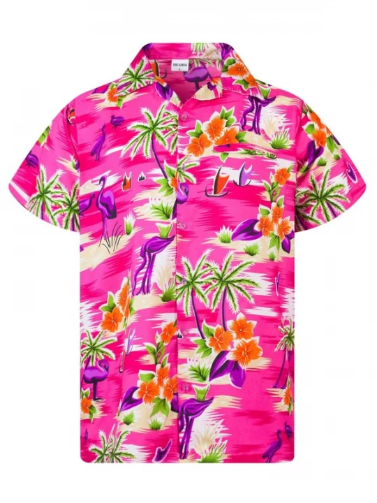 Foto van product King Kameha Shirt 'Flamingos' pink