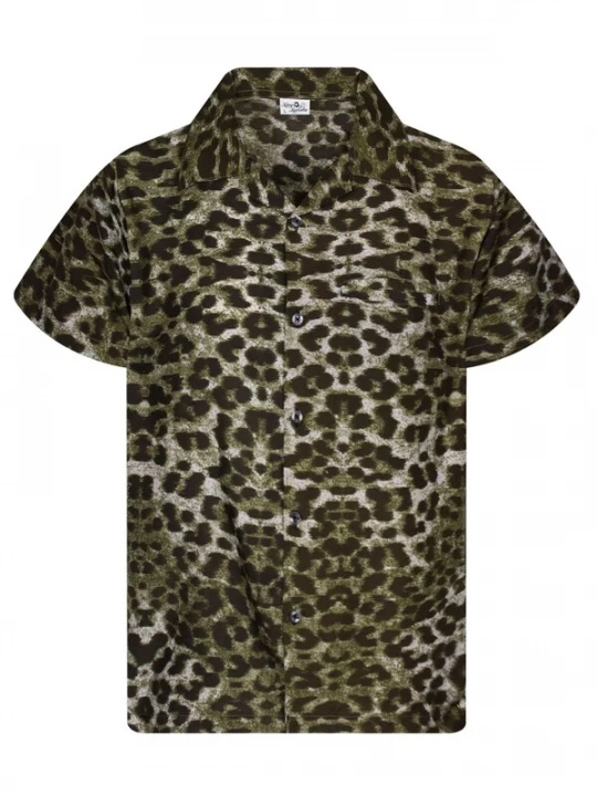 Foto van product King Kameha Shirt 'Leopard' bruin