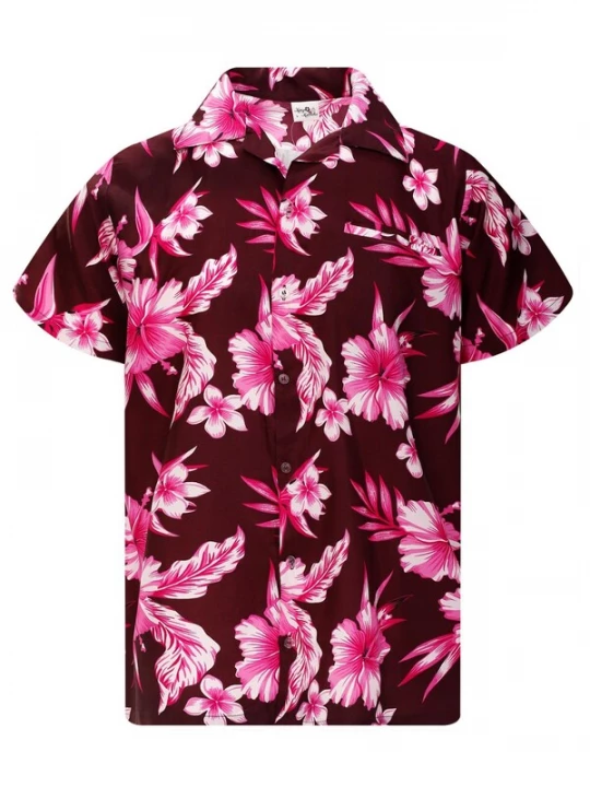 Foto van product King Kameha Shirt 'Mono Flowers' lila