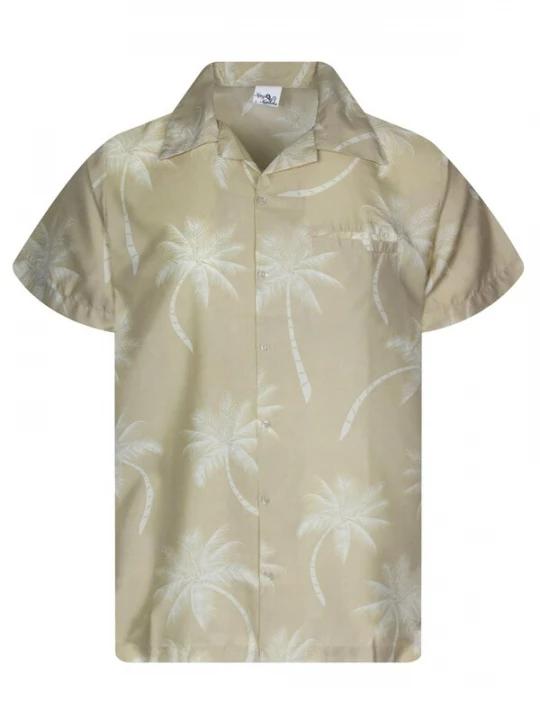 Foto van product King Kameha Shirt 'Palmshadow' beige