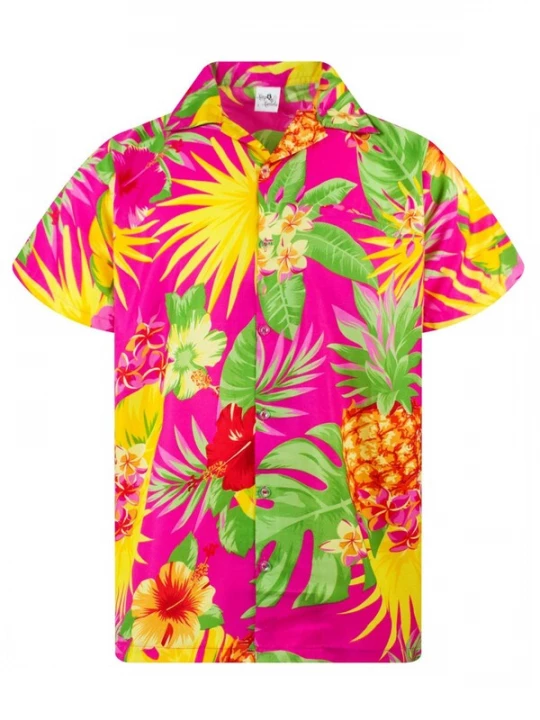 Foto van product King Kameha Shirt 'Pineapple' pink