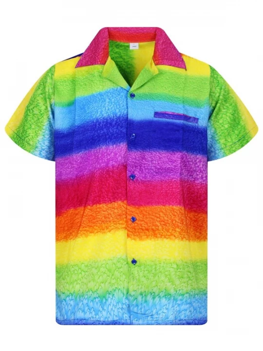 Foto van product King Kameha Shirt 'Rainbow Horizontal' gemengde kleuren