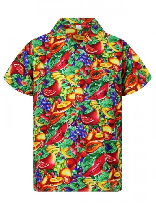 Foto van product King Kameha Shirt 'Tutti Frutti' gemengde kleuren