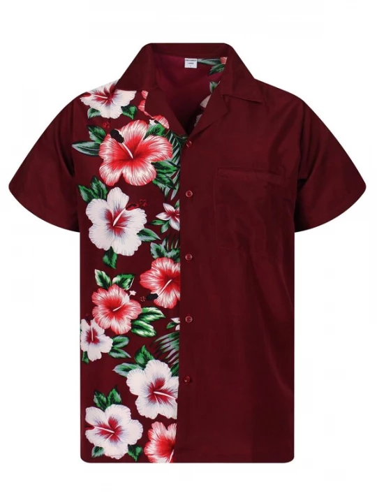 Foto van product King Kameha Shirt 'Wedding' rood