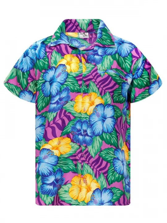 Foto van product King Kameha Shirt 'Wild Flowers' lila