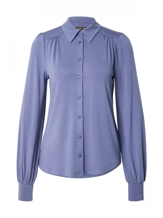 Foto van product King Louie Blouse 'Carina' lichtblauw