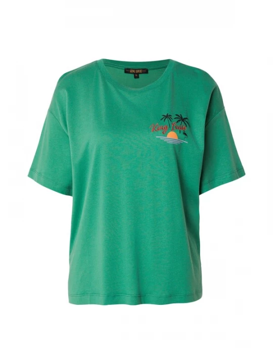 Foto van product King Louie Shirt pastelblauw / geel / groen / rood / zwart