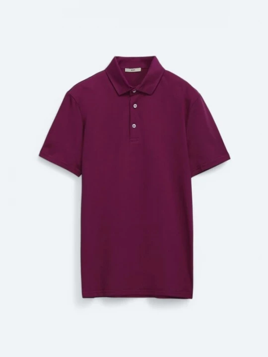 Foto van product KİP Shirt 'Yaka' donkerlila