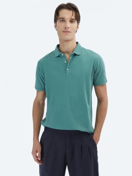 Foto van product KİP Shirt 'Yaka' smaragd