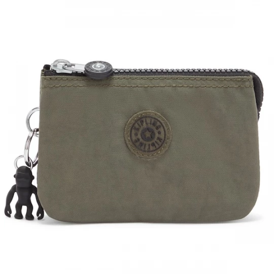 Foto van product KIPLING Make up tas 'Creativity S' olijfgroen / zwart