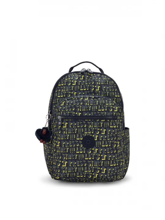 Foto van product KIPLING Rugzak 'Seoul College Extra' marine / duifblauw / geel