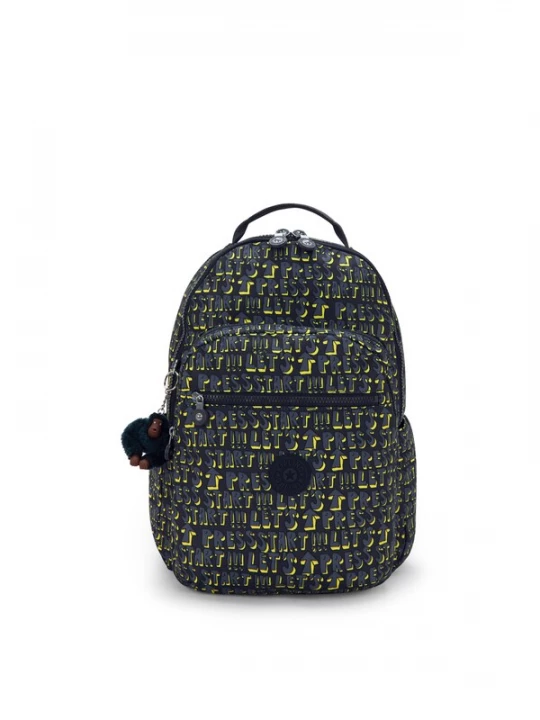 Foto van product KIPLING Rugzak 'Seoul' navy / geel / basaltgrijs