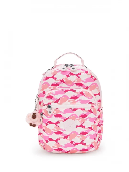Foto van product KIPLING Rugzak 'Seoul' pink / pitaja roze / poederroze / wit