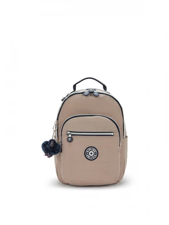 Foto van product KIPLING Rugzak 'Seoul' taupe / zwart / offwhite