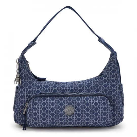 Foto van product KIPLING Schoudertas 'Karis' blauw denim / offwhite